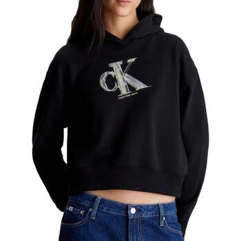 Textiel Dames Sweaters / Sweatshirts Calvin Klein Jeans  Zwart