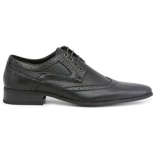 Schoenen Heren Derby & Klassiek Duca Di Morrone Scott - Leather Black Zwart