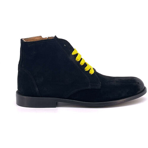 Schoenen Heren Laarzen Duca Di Morrone Saverio - Suede Black Zwart