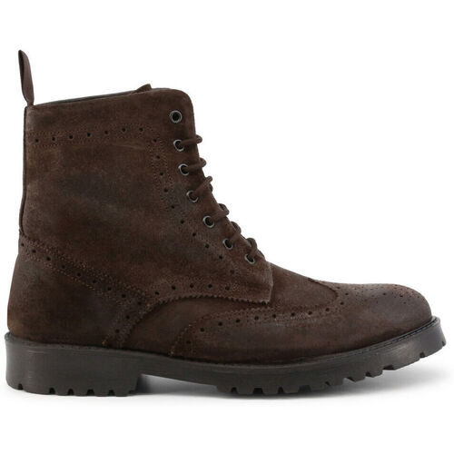 Schoenen Heren Laarzen Duca Di Morrone Fausto - Suede Brown Brown