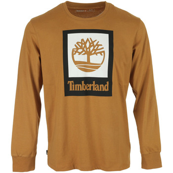 Textiel Heren T-shirts korte mouwen Timberland Colored Long Sleeve Tee Brown