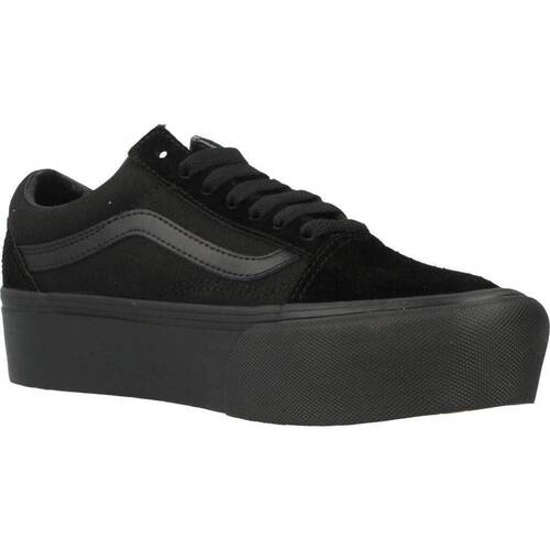 Schoenen Dames Sneakers Vans UA OLD SKOOL PLATFOR Zwart