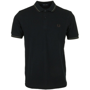 Textiel Heren T-shirts & Polo’s Fred Perry Twin Tipped  Shirt Blauw