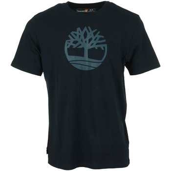 Textiel Heren T-shirts korte mouwen Timberland Tree Logo Short Sleeve Blauw