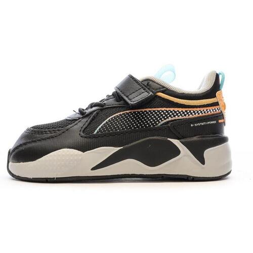 Schoenen Jongens Lage sneakers Puma  Zwart