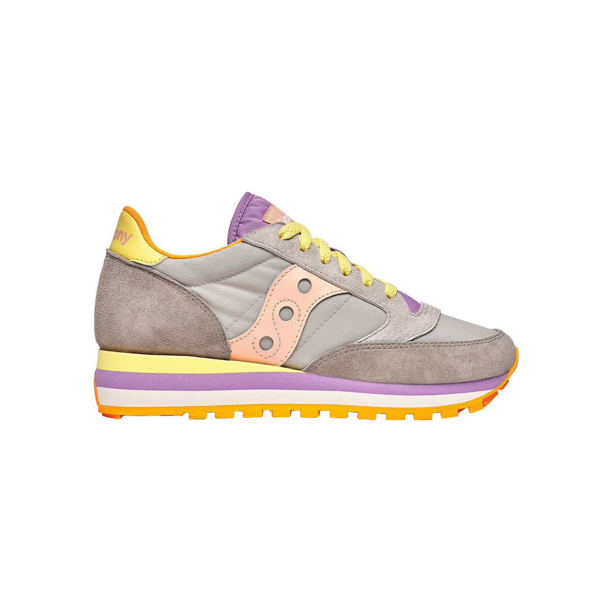 Schoenen Dames Sneakers Saucony Jazz Triple - Grey/Peach Multicolour