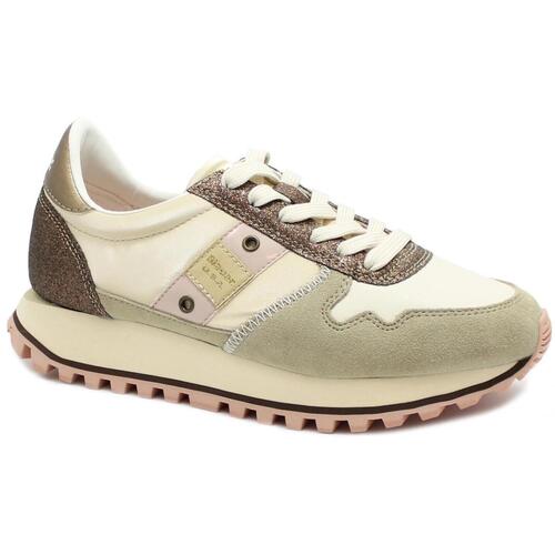 Schoenen Dames Lage sneakers Blauer BLA-I24-MILLEN01-CR Beige