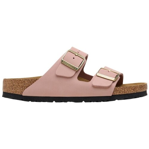 Schoenen Dames Sandalen / Open schoenen Birkenstock 1026684 ARIZONA LENB Roze