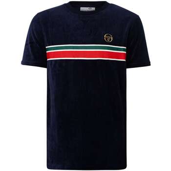 Textiel Heren T-shirts korte mouwen Sergio Tacchini Ayme Velours T-shirt Blauw