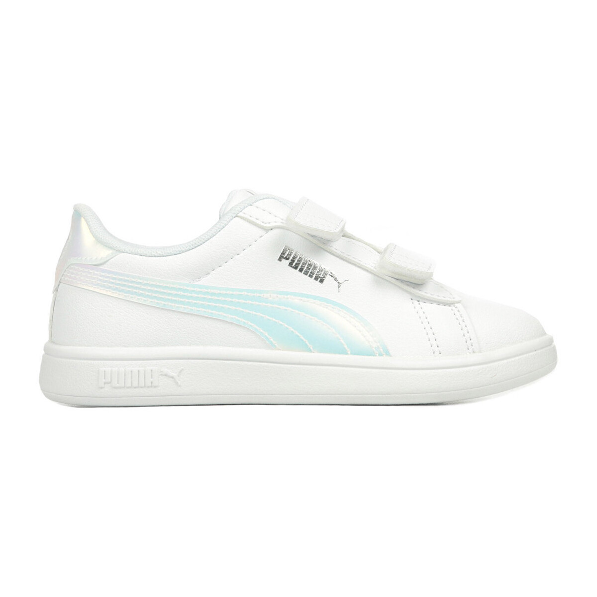 Schoenen Meisjes Sneakers Puma Smash 3.0 Holo 2.0 V Ps Wit