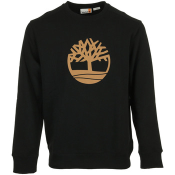 Textiel Heren Truien Timberland Tree Logo Crew Neck Swe Zwart