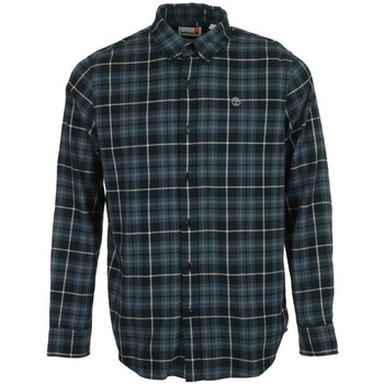 Textiel Heren Overhemden lange mouwen Timberland Solucell Plaid Shirt Blauw