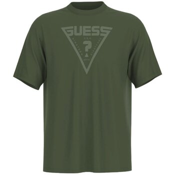 Textiel Heren T-shirts korte mouwen Guess Z4BI02 I3Z14 Groen