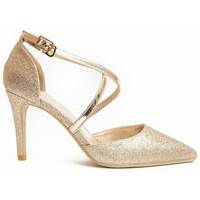 Schoenen Dames pumps Leindia 92143 Goud