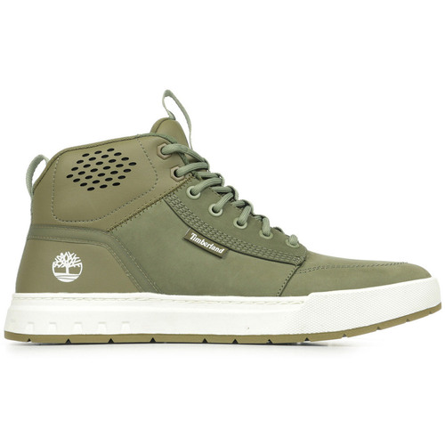 Schoenen Heren Sneakers Timberland Maple Grove Mid Lace Sneaker Groen