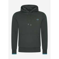 Textiel Heren Sweaters / Sweatshirts Fred Perry Tipped hooded sweatshirt Groen