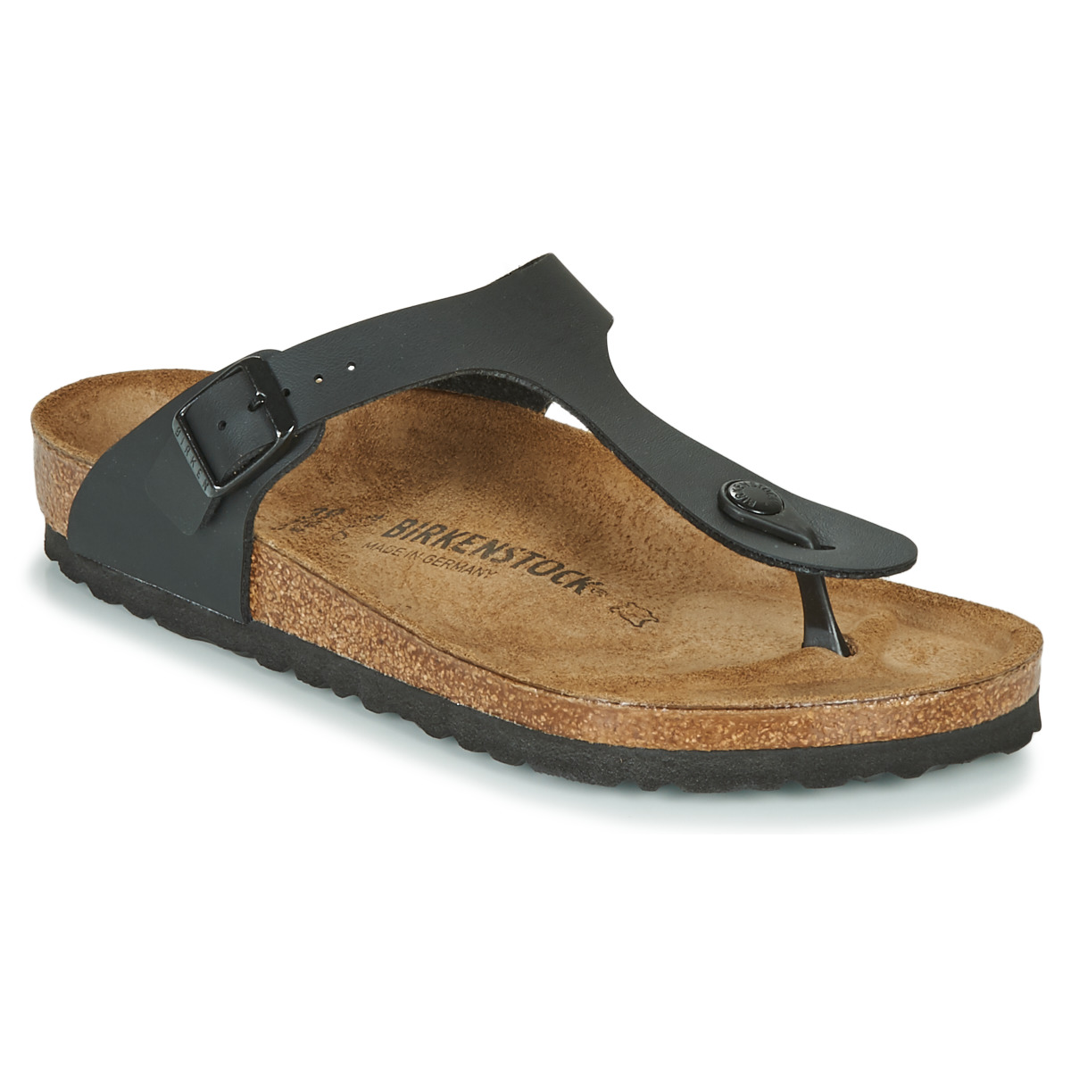 Schoenen Slippers Birkenstock GIZEH Zwart