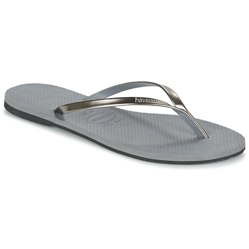 Schoenen Dames Slippers Havaianas YOU METALLIC Grijs