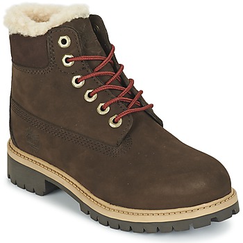 Schoenen Kinderen Laarzen Timberland 6 IN PRMWPSHEARLING Brown