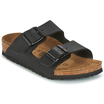 Schoenen Kinderen Leren slippers Birkenstock ARIZONA Zwart