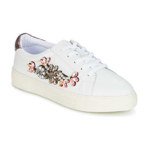 Schoenen Dames Lage sneakers Dune London EMERALDA Wit