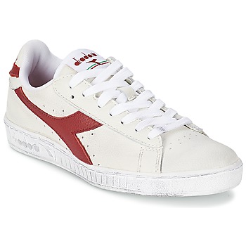 Schoenen Dames Lage sneakers Diadora GAME L LOW WAXED Wit / Rood