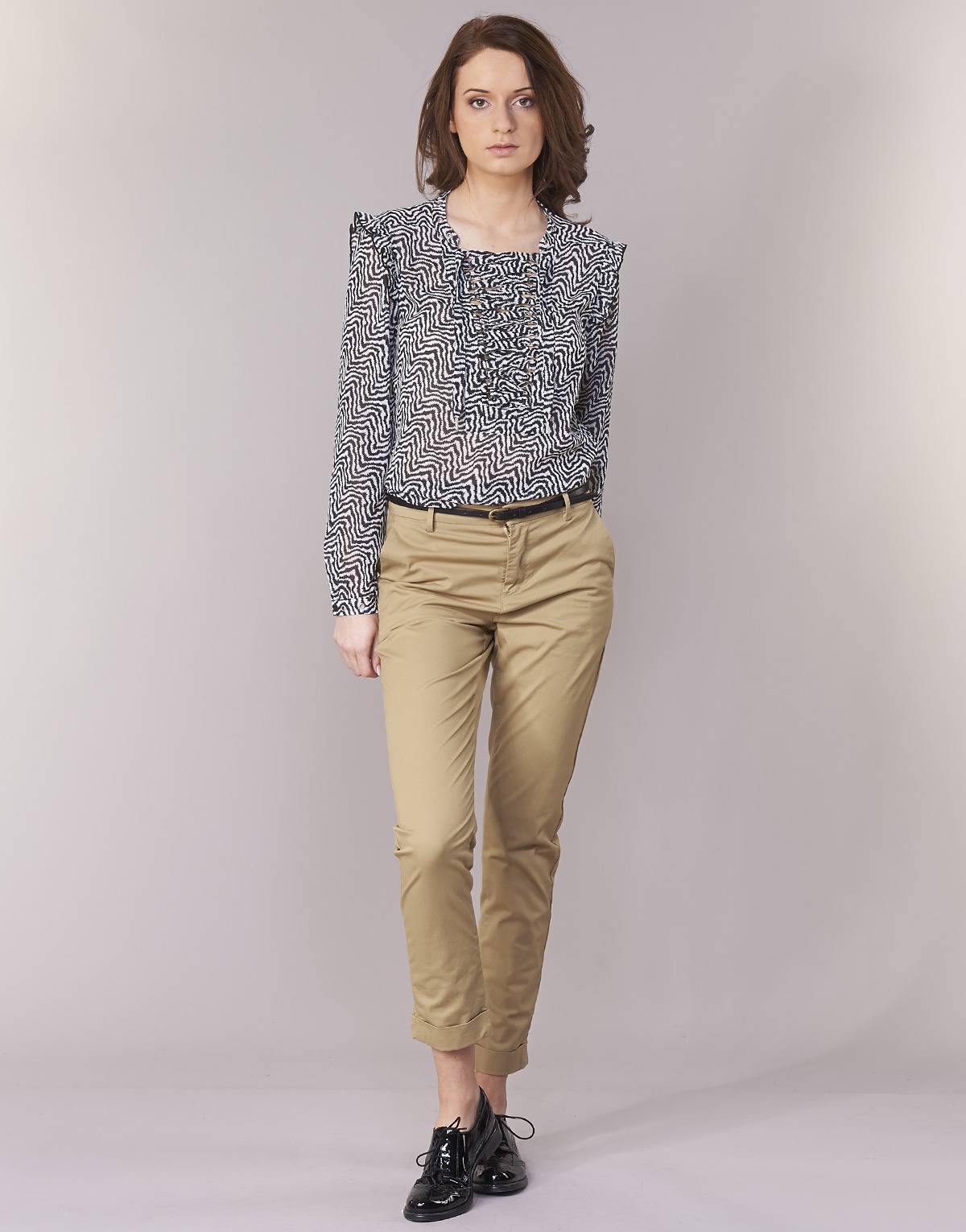 Textiel Dames Chino's Maison Scotch BEIBEO Beige