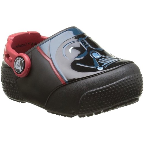 Schoenen Jongens Sandalen / Open schoenen Crocs CROCSFUNLAB LIGHTS DARTH VADER Zwart