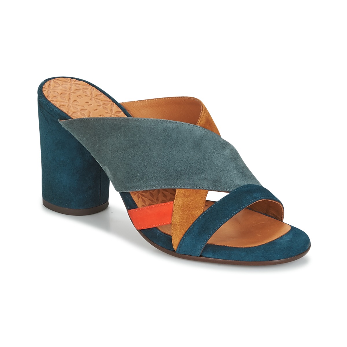 Schoenen Dames Leren slippers Chie Mihara UNIL Blauw