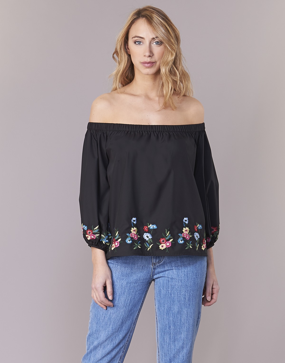 Textiel Dames Tops / Blousjes Moony Mood IFITI Zwart