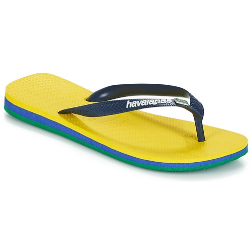 Schoenen Slippers Havaianas BRASIL LAYERS Geel