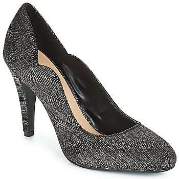 Schoenen Dames pumps Moony Mood JANNEE Zwart / Zilver