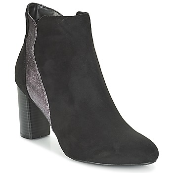 Schoenen Dames Enkellaarzen Moony Mood JERDA Zwart