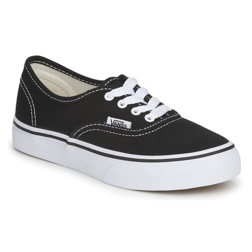 Schoenen Kinderen Lage sneakers Vans AUTHENTIC Zwart