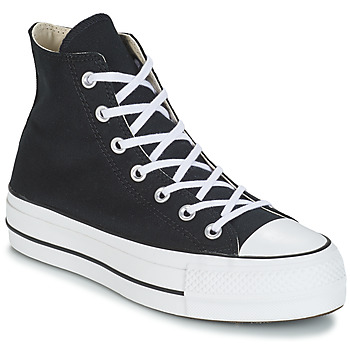 Schoenen Dames Hoge sneakers Converse CHUCK TAYLOR ALL STAR LIFT CANVAS HI Zwart