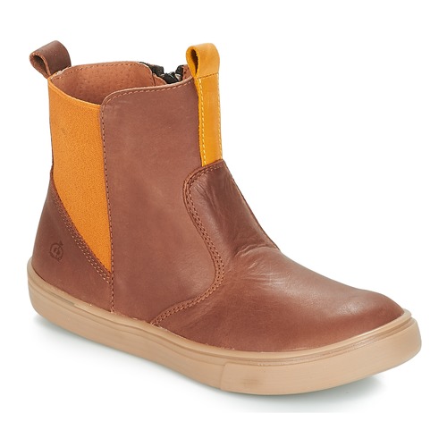 Schoenen Jongens Laarzen Citrouille et Compagnie JRYNE  camel / Geel