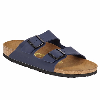 Schoenen Leren slippers Birkenstock ARIZONA Blauw