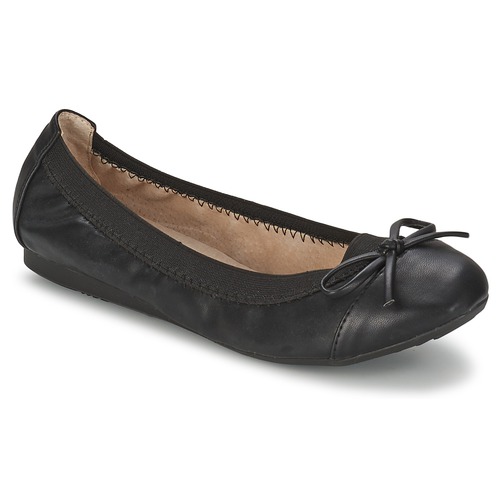 Schoenen Dames Ballerina's Moony Mood ELALA Zwart