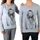 Textiel Meisjes T-shirts met lange mouwen Eleven Paris 44094 Grijs