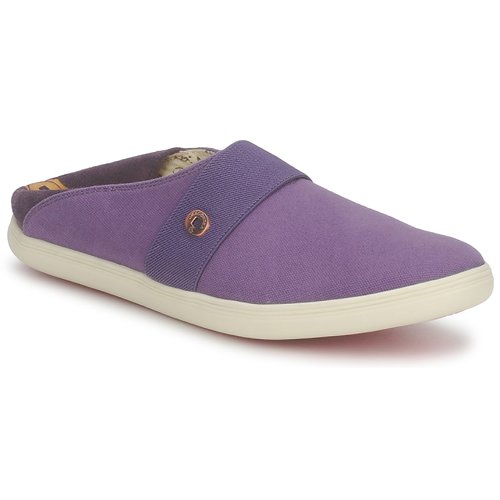 Chaussures Slip ons Dragon Sea XIAN TOILE Prune