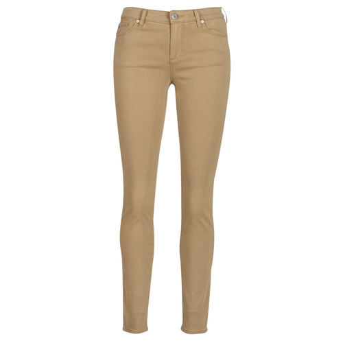 Abbigliamento Donna Pantaloni 5 tasche Armani Exchange HELBIRO Beige