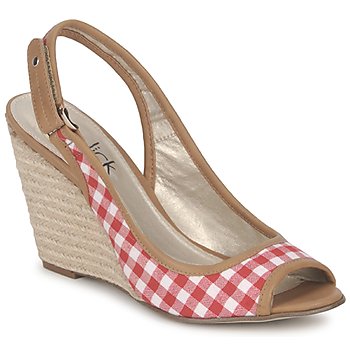 Chaussures Femme Sandales et Nu-pieds StylistClick INES Jude / Naturel Rouge