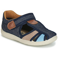 Scarpe Bambino Sandali Citrouille et Compagnie JOLIETTE Jean / Blu / Beige