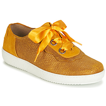 Chaussures Femme Baskets basses Casta HUMANA Jaune / Doré