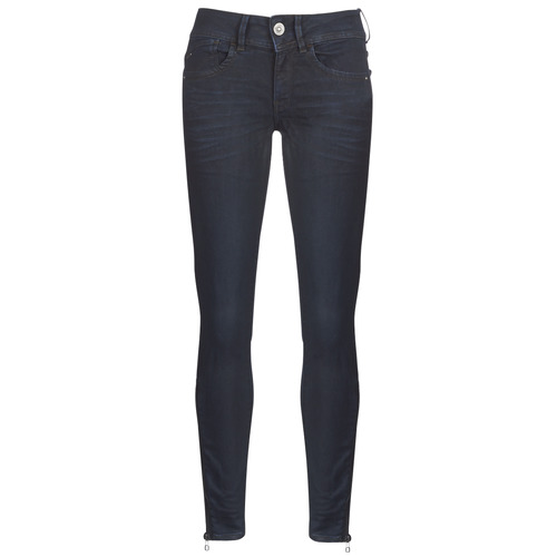 Kleidung Damen Röhrenjeans G-Star Raw LYNN ZIP MID SKINNY ANKLE Blau / Dunkel