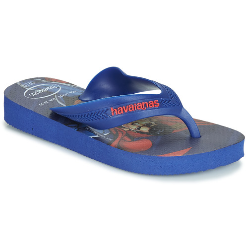 Schuhe Jungen Zehensandalen Havaianas KIDS MAX HEROIS Blau