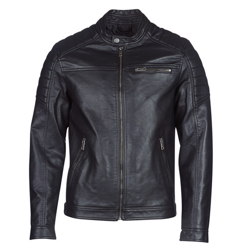 Vêtements Homme Vestes en cuir / synthétiques Jack & Jones JCOROCKY Noir