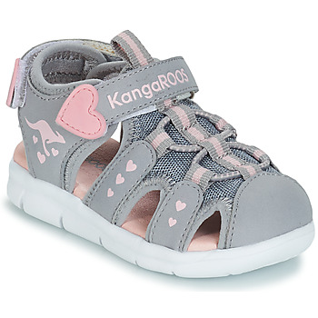 Schuhe Mädchen Sportliche Sandalen Kangaroos K-MINI Grau