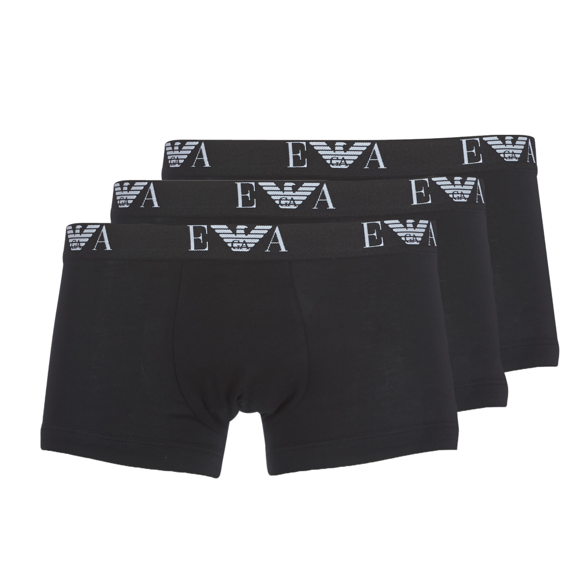 Unterwäsche Herren Boxer Emporio Armani CC715-PACK DE 3 Schwarz