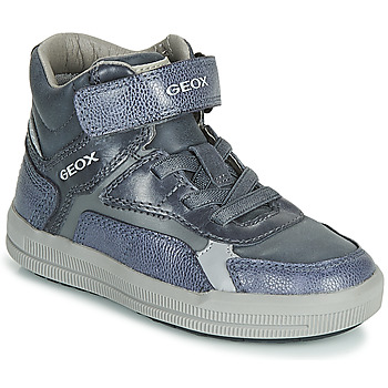 Chaussures Garçon Baskets montantes Geox J ARZACH BOY Bleu / Gris